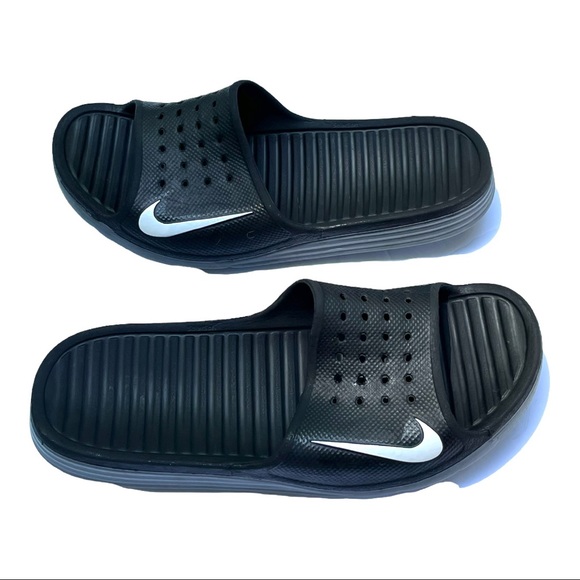 Nike | Shoes | Nike Black Rubber Slides 